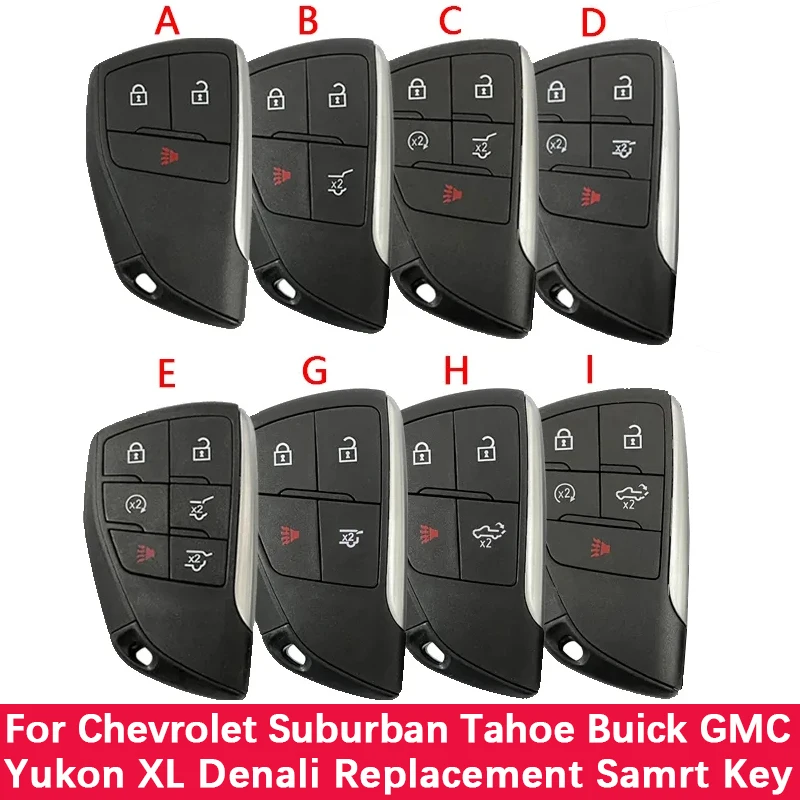 FCC ID: YG0G21TB2 Remote Key For Chevrolet Suburban Tahoe GMC Yukon XL 2021 2022 2023 Buick