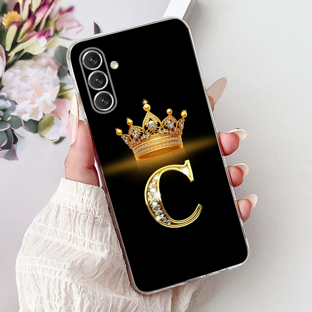Luxury Letters Soft Phone Case for Samsung Galaxy S25 Plus Ultra