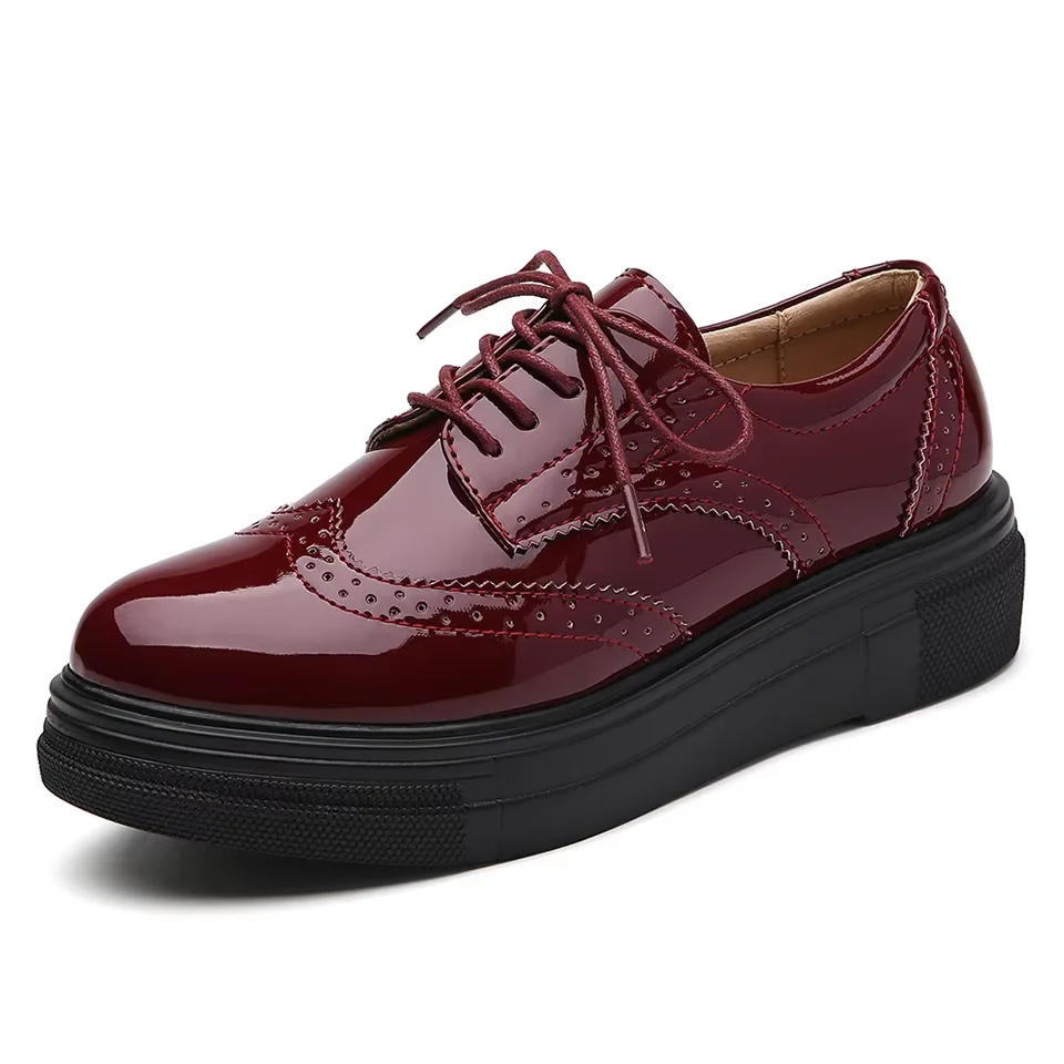 006 brogue burgendy