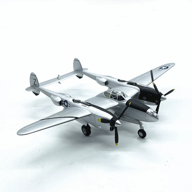 

1/72 American Attack JET P38 Plastic ABS Model Aircraft Airplane Toy Adult Plane Aviation For Collection Display Gift Decoration