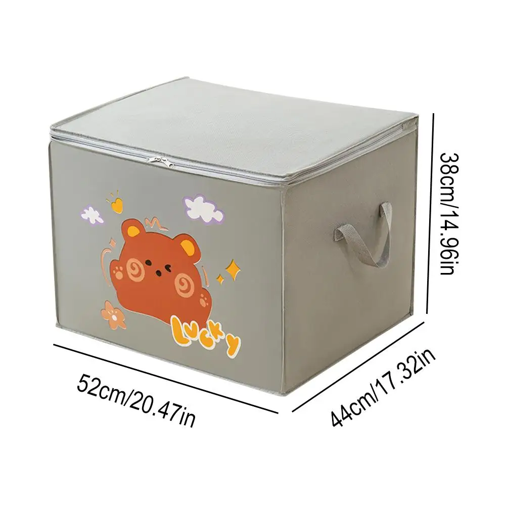 Folding Storage Basket Linen Storage Fabric Wardrobe Bedroom Closet Laundry Toys Basket Clothes Organizer Storage Box 6