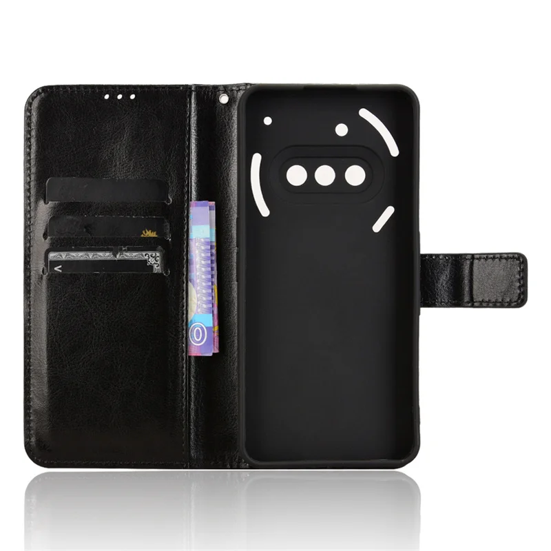 Vintage Magnetic Leather Wallet Flip Cover Case