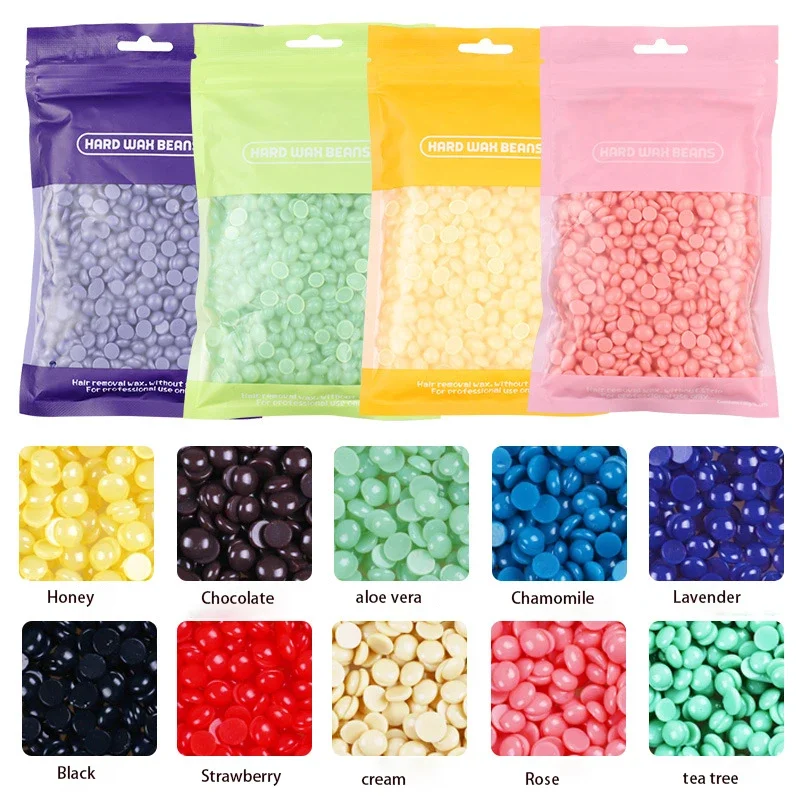 Wax Beans Depilatory Hot Film Wax Pellet Removing Bikini Face Hair Legs Arm Hair Removal Bean Unisex Removal 100 g