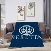 Fashion Gun B-Beretta Cool Blanket Skin friendly comfort warm soft plush blanket suitable sofa living room office bedroom 1