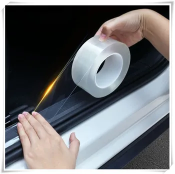 Car film Door threshold bumper Bumper sticker for Volkswagen VW JETTA MK5 MK6 GOLF 5 6 7 GTI TIGUAN PASSAT B5 B6 B7 B8 1
