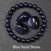 6/8mm Reiki Blue Apatite Bead Bracelet Men Women Natural Stone Blood Circulation Stimulate Enthusiasm Health Care Couple Jewelry