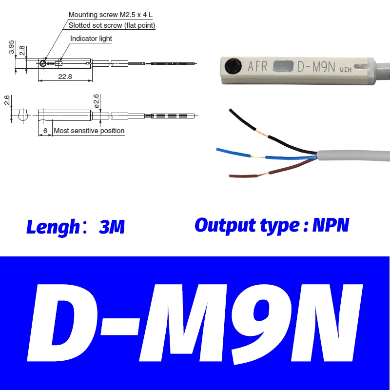 Reed Magnético DMSH DMSE-020 DMSG-020 DMSJ-020 N020