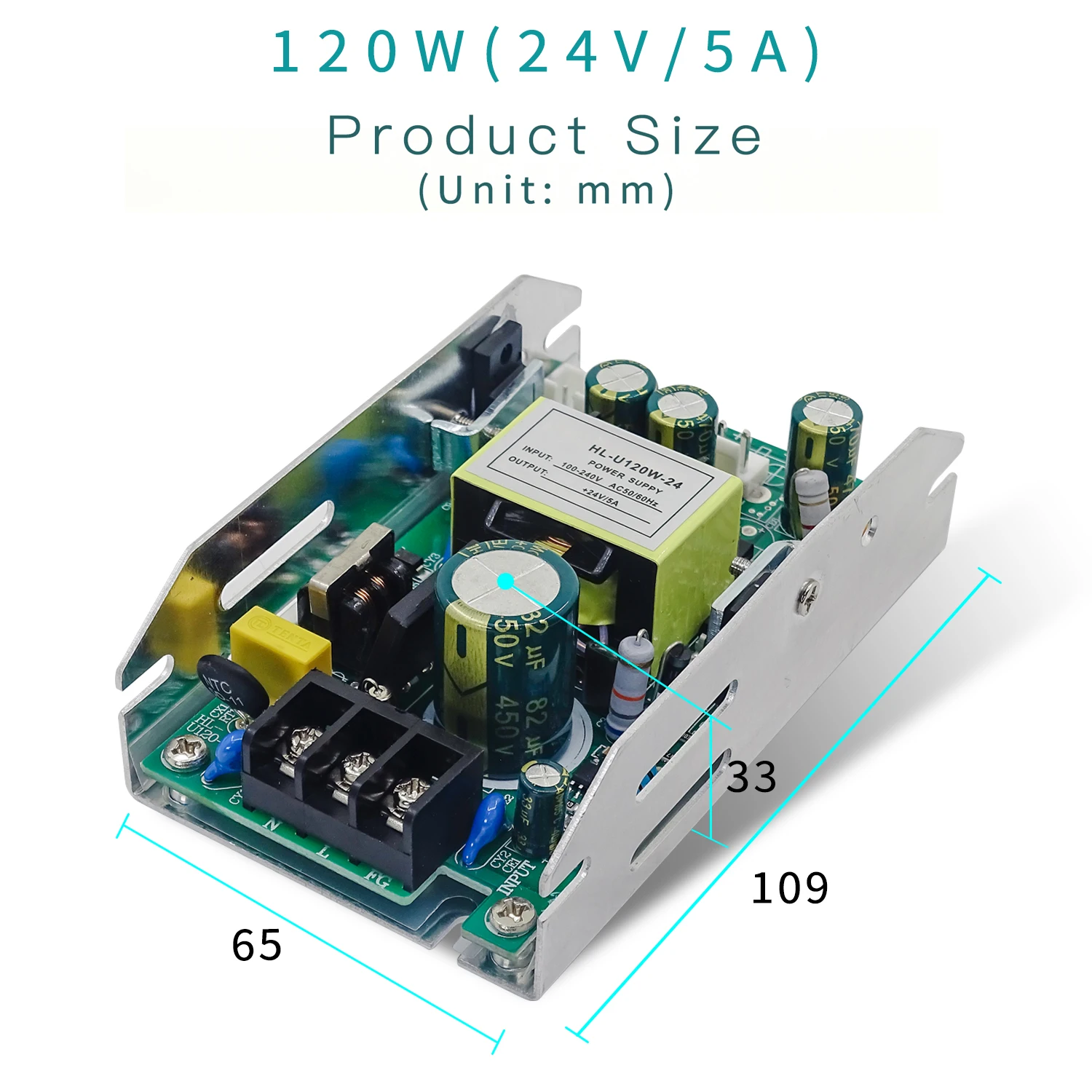 Led Par Light Switching Power Supply 150w -120w 12-24v- use for 54x3w 18x18w 24x12w Stage Light Repair Spare Parts