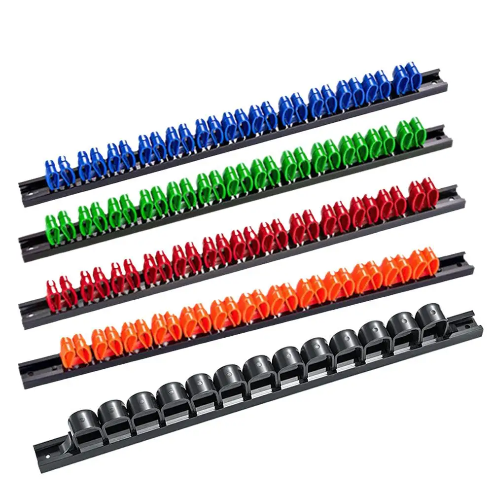 Wrench Organizer Wrench Holder Screwdriver Organizer Tool Organizer Screwdriver Organizer Wrench Organizer Hand Tool Holder Display Rack For Workshop Vice Wrench Storage Plastic Rail Hanger