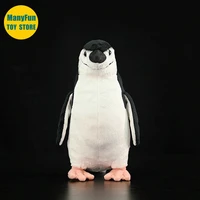 Realistic Chinstrap Penguin High Fidelity Penguin Plushie Penguin Plush Toys Lifelike Stuffed Animals Simulation Doll Kawai Toy 2