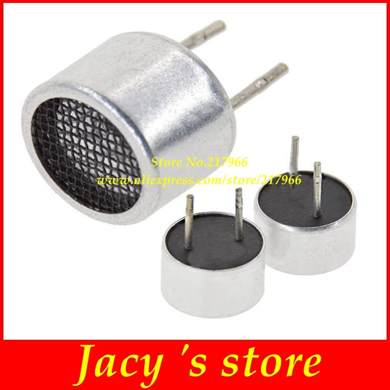 Open type ultrasonic sensor frequency 40KHZ 10mm diameter transceiver probe short obstacle avoidance aluminum shell