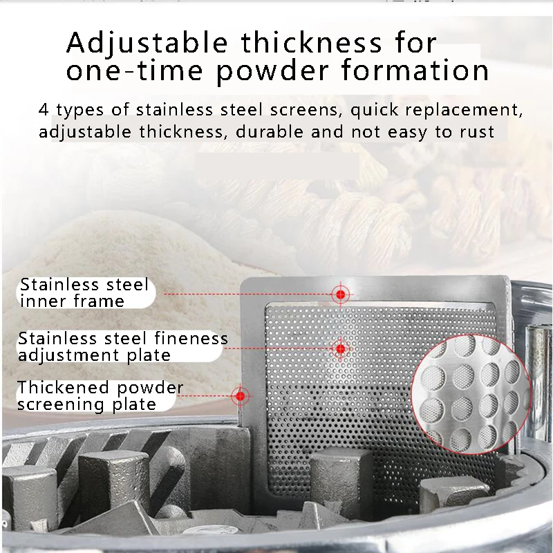 Electric Herbs Spices Nuts Grains Coffee Bean Grinder Mill Grinding DIY Tool Home Medicine Flour Powder Crusher 5