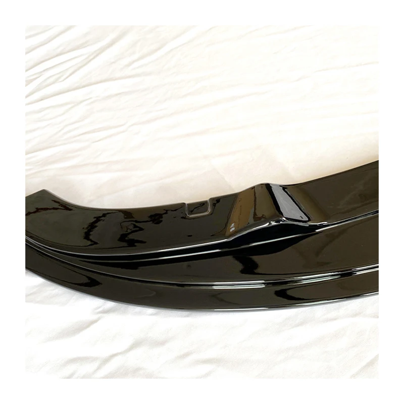 공장 도매 M 스포츠 바디 키트 R 스타일 글로스 블랙 MP 스포일러 프론트 범퍼 스플리터 립 3 시리즈 E90 2005-2011용