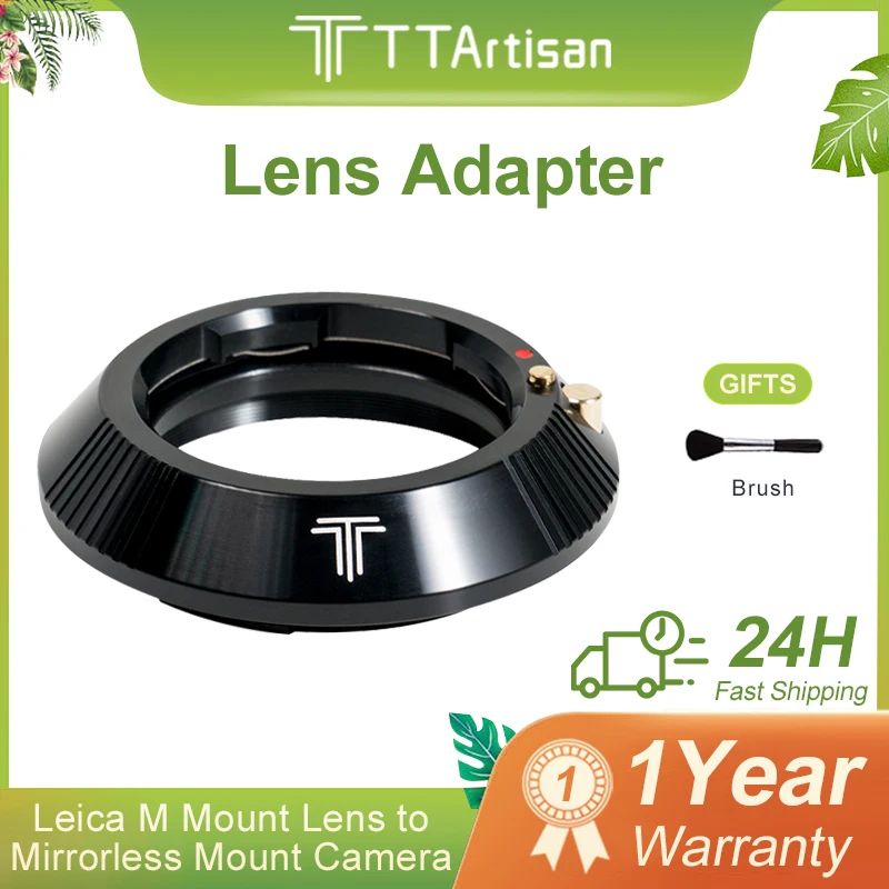 Ttartisan Lens Adapter Ring M-e M-rf M-fx M-gfx M-z M-l para Leica m Lente de Montagem para Sony e Canon r Nikon z Fuji x Gfx Sigma l