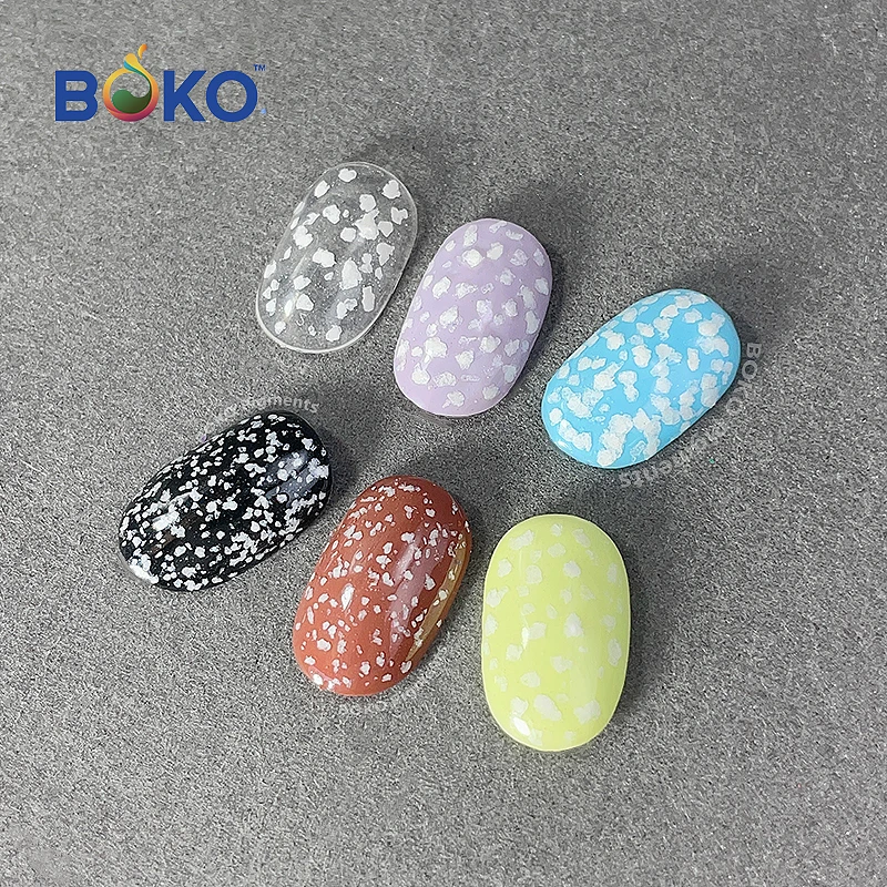 BOKO 1g/pc Egg Shell Nail Flakes Eggshell Nail Powder Japanese Style Egg Shell Powder Eggshell