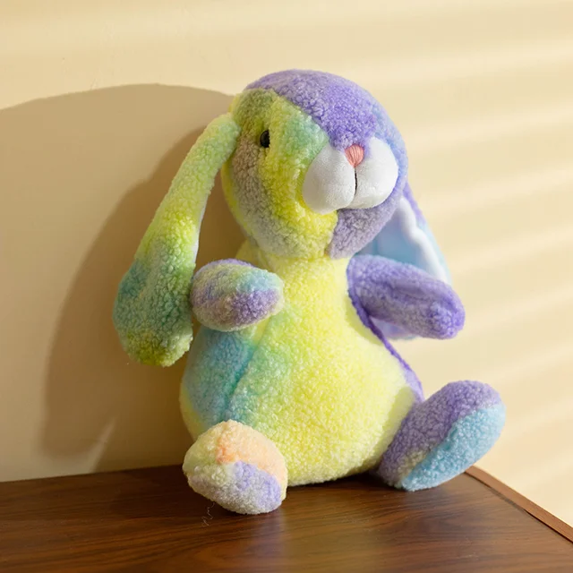 15cm Lovely Flower Rabbit Plush Toy Animal Comfortable And Skin Friendly Soft Children Bed Sleep Pillow Doll Girl Birthday Gift