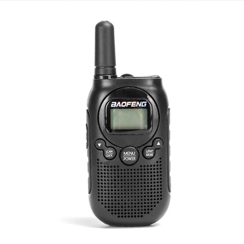 BAOFNEG Children Walkie Talkie BF-T6 Mini Two Way Radios 3W 1500mAh UHF400-480MHz Small Interphone for Kids T6 Portable Radios 3