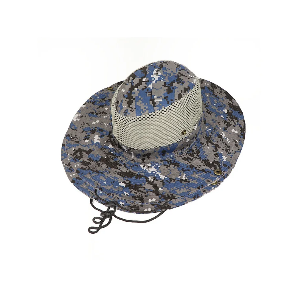 Outdoor Hat Digital Camouflage Hat Fisherman's Hat Fishing Hat Sun Shade Hat Big Brim Hat Mountaineering Hat Bonnet Hat