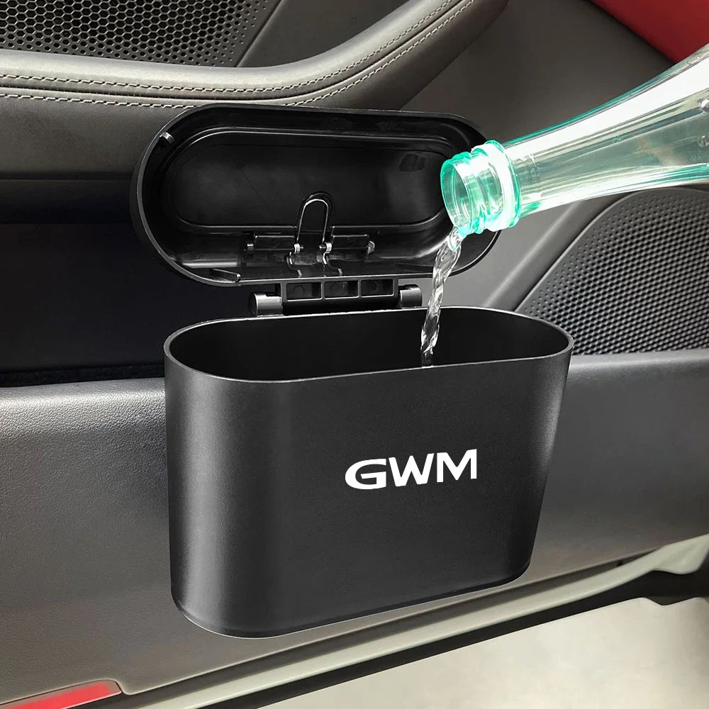 Car Trash Can Car Trash Bag Portable Hanging Vehicle Garbage Case For GWM Great Wall Poer Tank 300 500 5610 Haval H6 H9 Gt Rhd 400 Wingle 7 car trash can,car trash bag