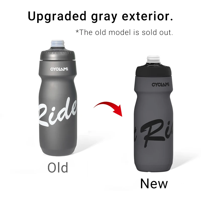 Ultra-Light Leak-Proof Squeezable Cycling Water Bottle - 620/750ml