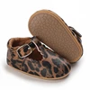 Baby Shoes Classic Stripe Leather Boy Girl Shoes Multicolor Toddler Rubber Sole Anti-Slip First Walkers Infant Moccasins 2