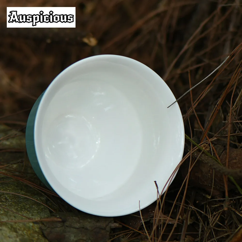 200ml Creative Peace White Pigeon Gaiwan Handmade Gold Paint Gaiwan Tea Tureen Tea Brewing Cover Bowl Chinese Teaset Decoration