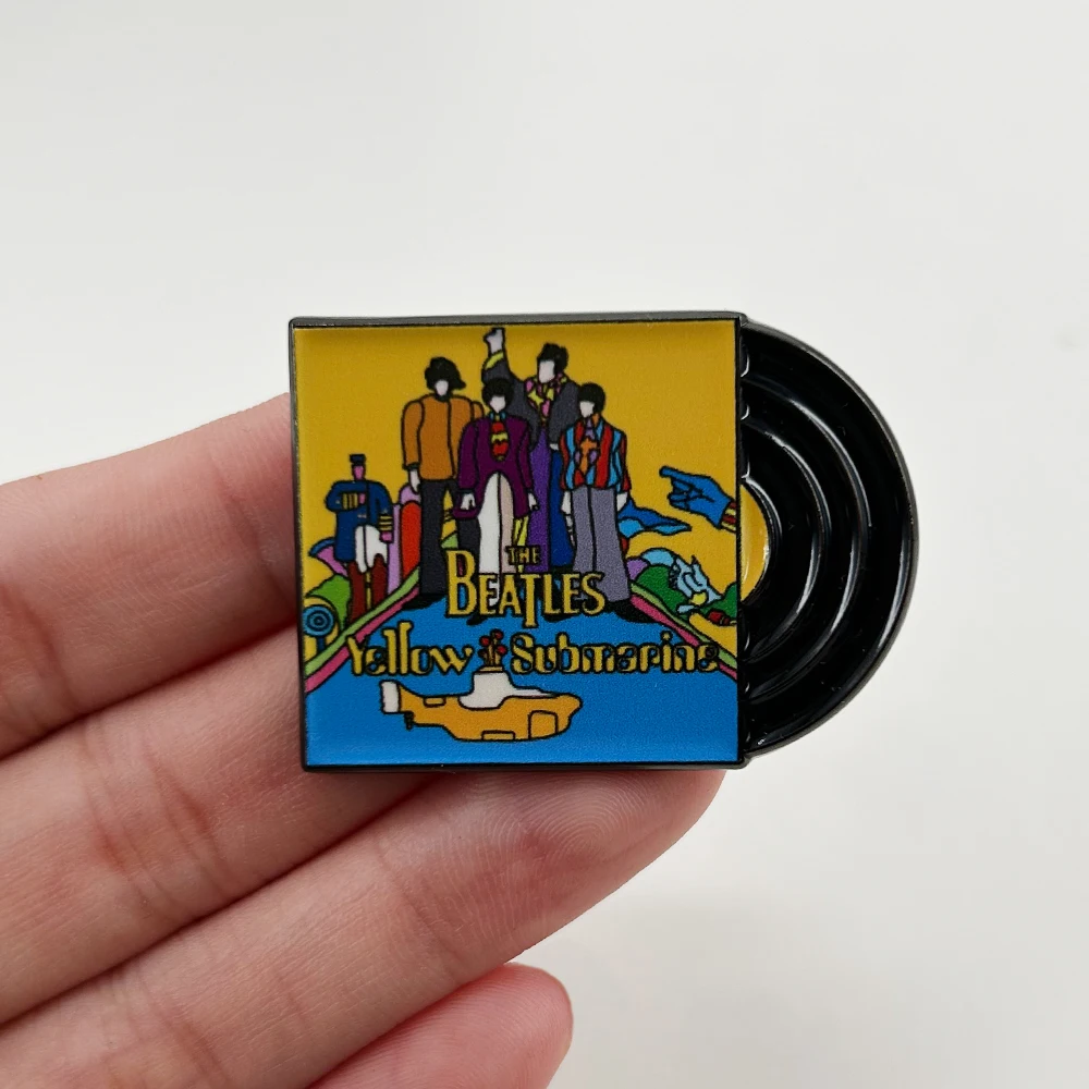 Rock Band Musik Album Cover Emaille Pin Schallplatte Brosche Animation Film Band Peripherie Fan Geschenk Sammlung – Detail 4