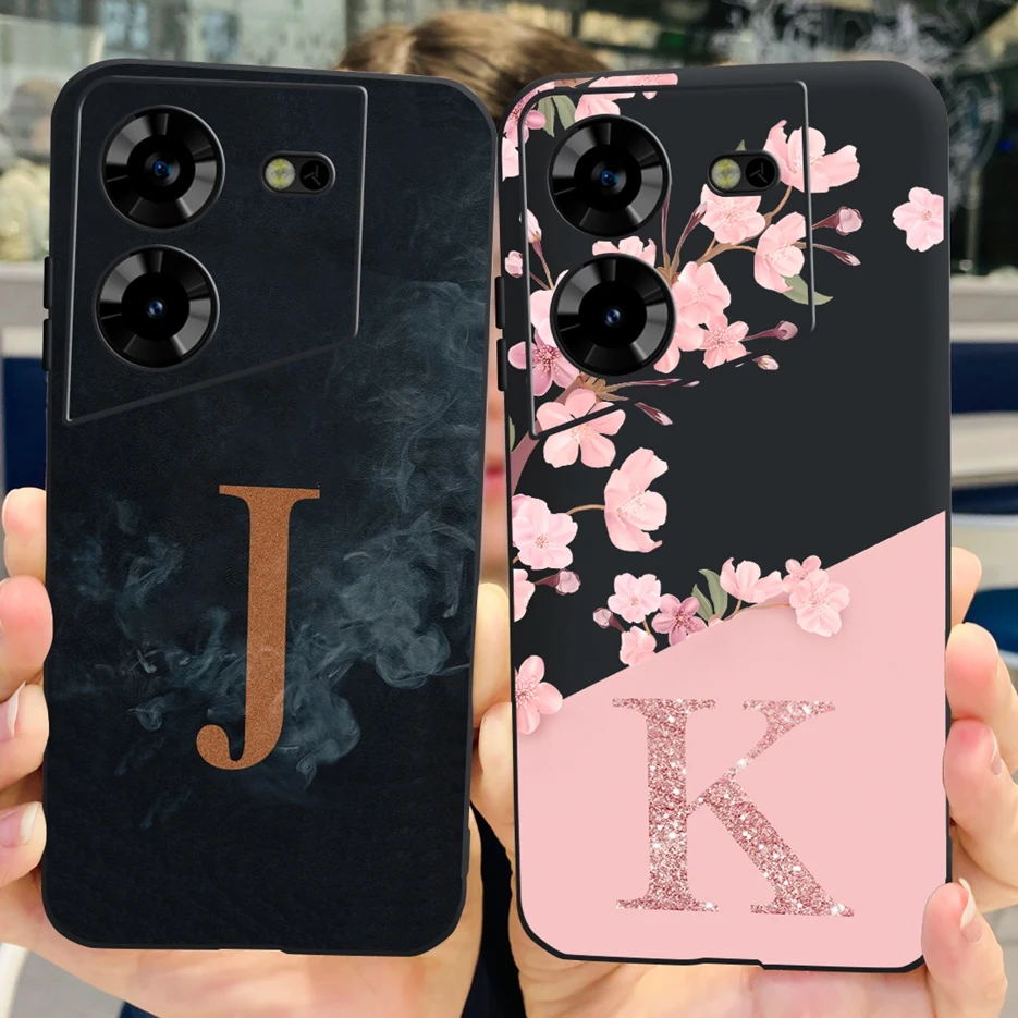Enhanced Shockproof Soft Silicone Phone Case with New Letters Design