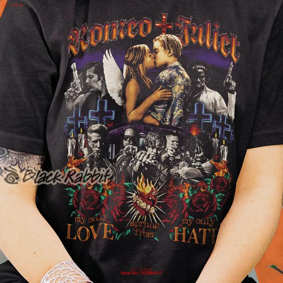 Romeo Juliet My Only Love Sprung From Hate 90s Retro Vintage 