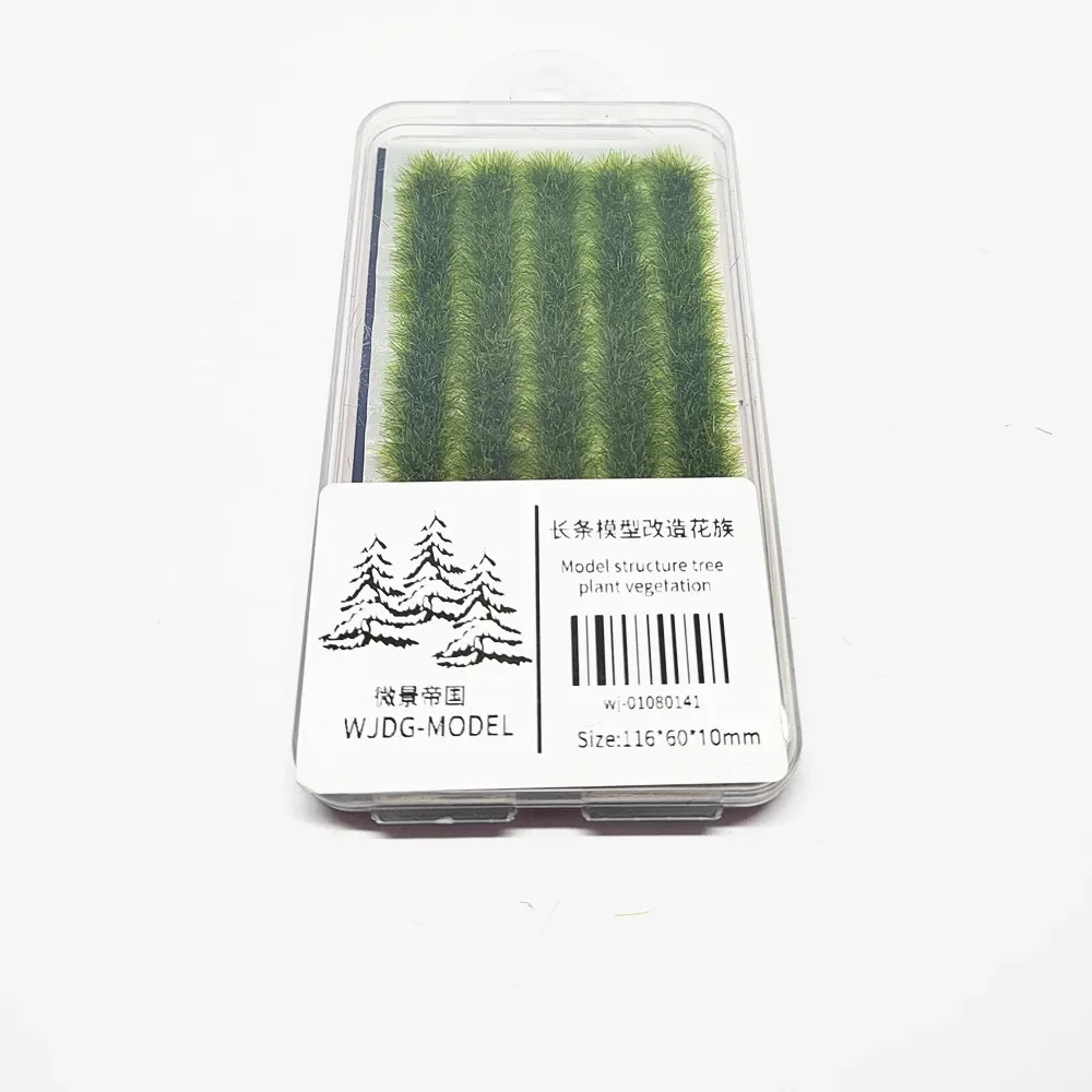 DIY Material Realistic Grass Tuft Miniature Grass Bushes Plant Cluster Scenery Mutlicolor Simulation Grass Nest Model Sand Scene 4