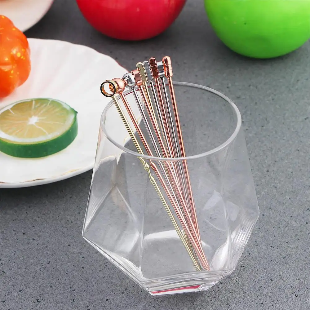 Description Picture 6 of itemCreative Party Bar For Drinks Decoration Fruit Fork Toothpicks Cocktail Picks Fruit Sticks