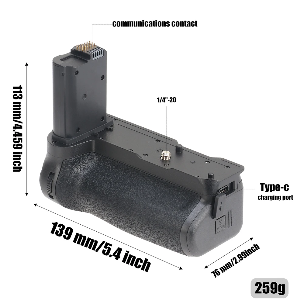 FOTGA For Nikon Z8 Vertical Battery Grip Camera Replacement Holder Power Pack Battery Grip Mirrorless Photography Accessories