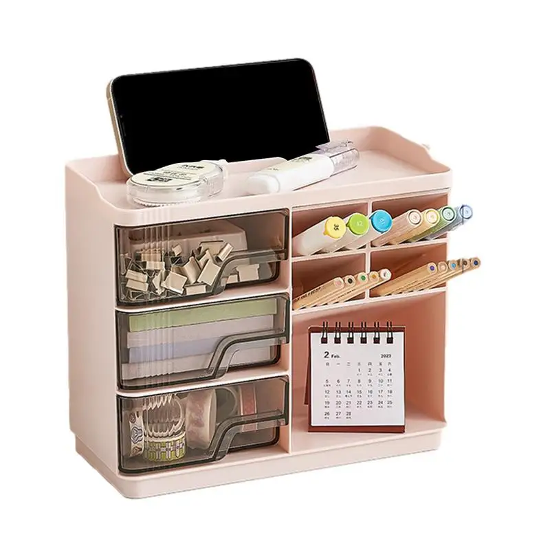 

Desk Storage Drawers Desktop Dustproof Drawer Organizer Students Organizing Accessories For Alarm Clock Calendars Notebook Cell