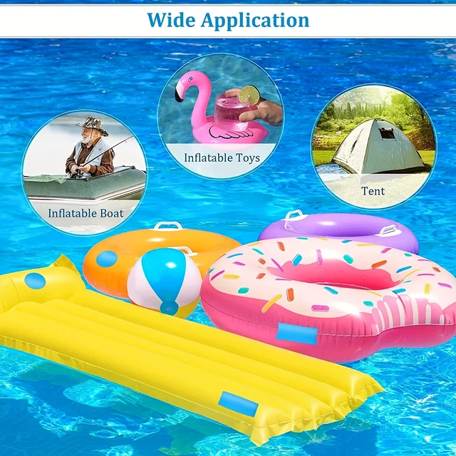 10/20 Pieces Underwater Self-adhesive Swimming Pool Patch, PVC Swimming Pool Repair Kit, Underwater Repair Swimming Pool Patch 2