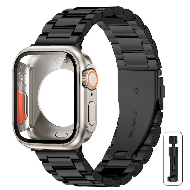 ตัวเลือกสินค้า Ultra Case สุดทนสำหรับ Apple Watch 44-46 มม. สายสแตนเลส