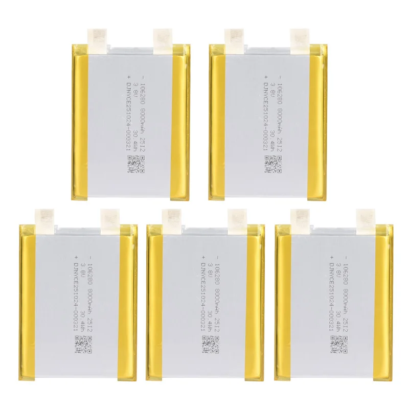 8000mah battery 5pc