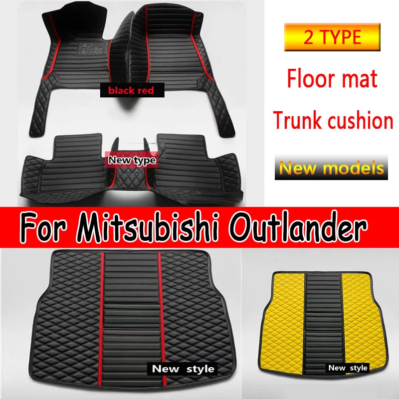 

Кожаные автомобильные коврики на заказ для Mitsubishi Outlander 2013, 2014, 2015, 2016, коврики на 5 мест, коврики, подкладки для ног, аксессуары