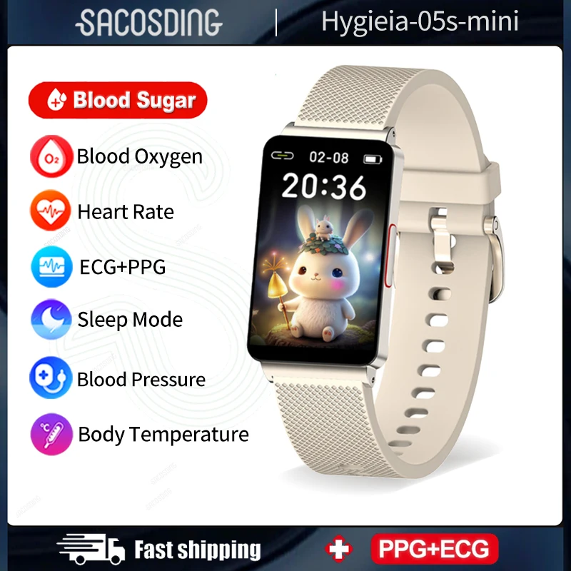 

Noninvasive Blood Sugar Smart Watch Full Touch Screen Sport Heart Rate Monitor Health Watch Bluetooth 5.0 Android ios Smartwatch