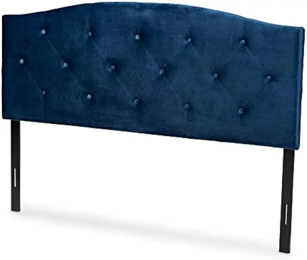 

Leone Headboards, Queen, Navy Blue/Dark Brown