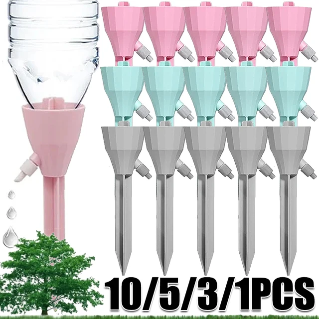 Automatic Drip Irrigation System Self Watering Spike for Flower Plants Greenhouse Garden Adjustable Auto Water Dripper Device