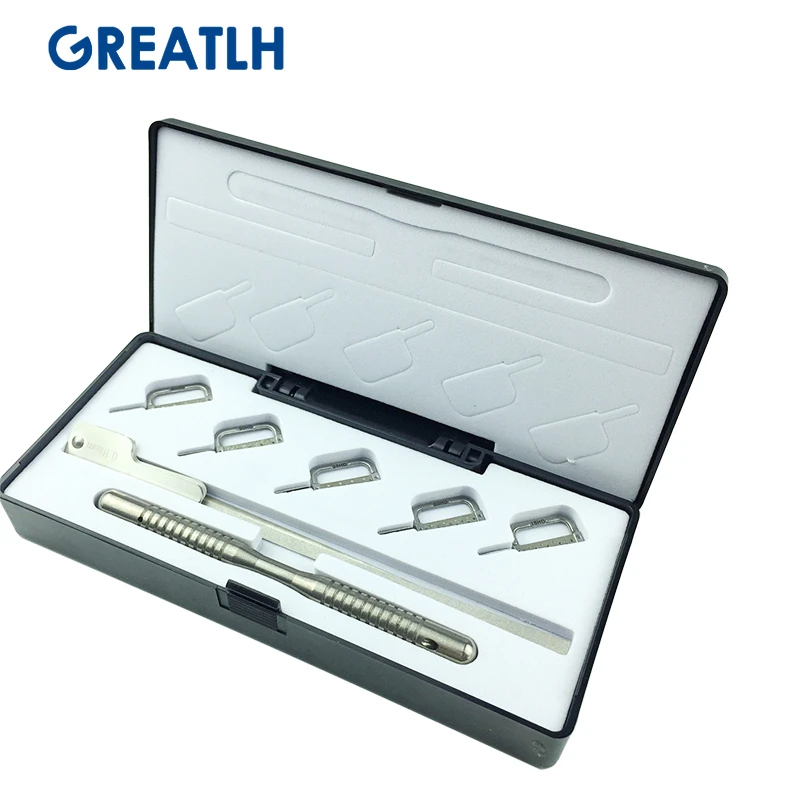 

Dental Interproximal Enamel Reduction Set IRP System Orthodontic Strips Double Sided Automatic Polishing Strip Dental Materials