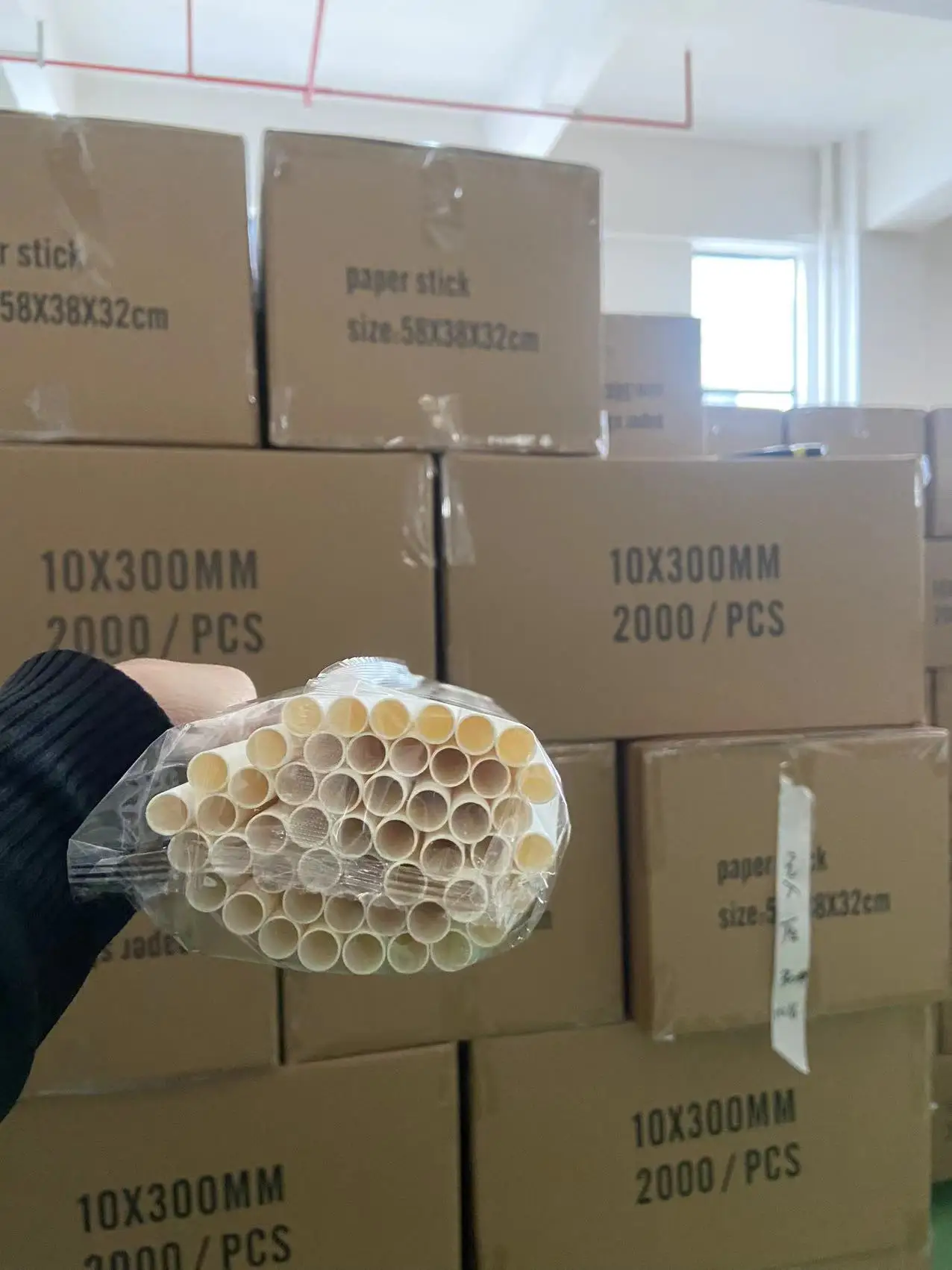 Cotton Candy Paper Stick 10*300mm For Automatic Candy Machine