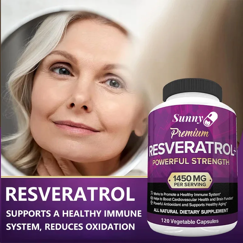 Nad+ Resveratrol Supplements Nutrivein Premium Resveratrol 1450 Mg 120 Capsules Antioxidant Supports A Healthy Immune System