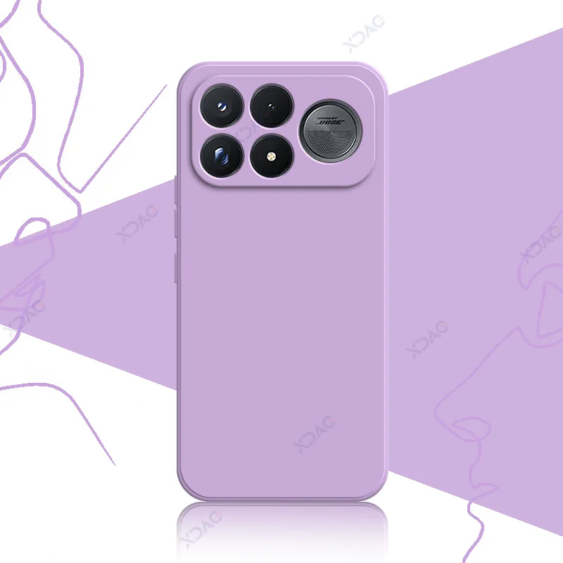 Enhanced Silicone Phone Case with Upgraded Camera Protection and Soft Anti-Scratch Microfiber Lining