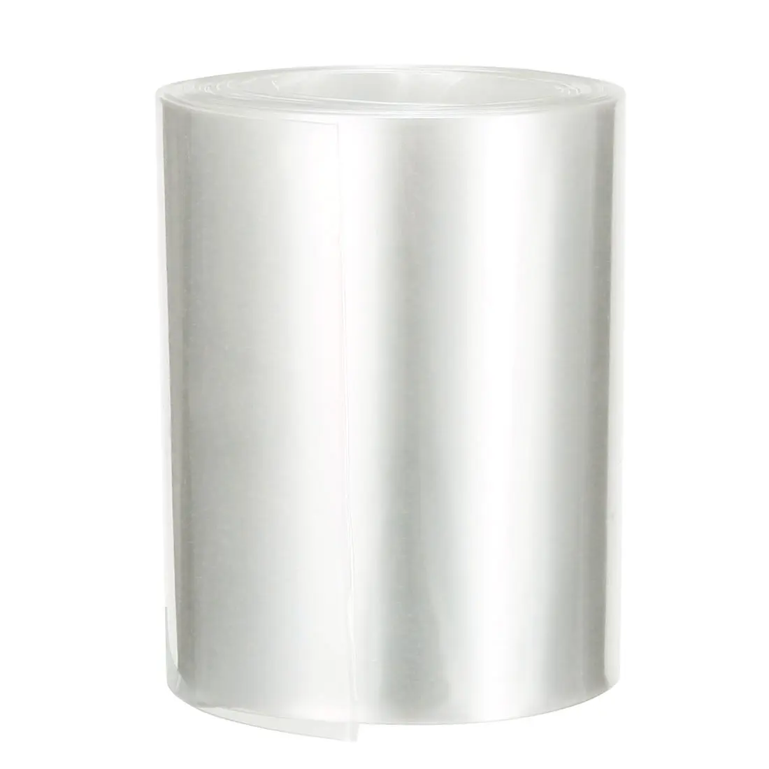 

Keszoox Battery Wrap PVC Heat Shrink Tubing 65mm Flat Width for AA Power Supplies 2 Meters Length Clear