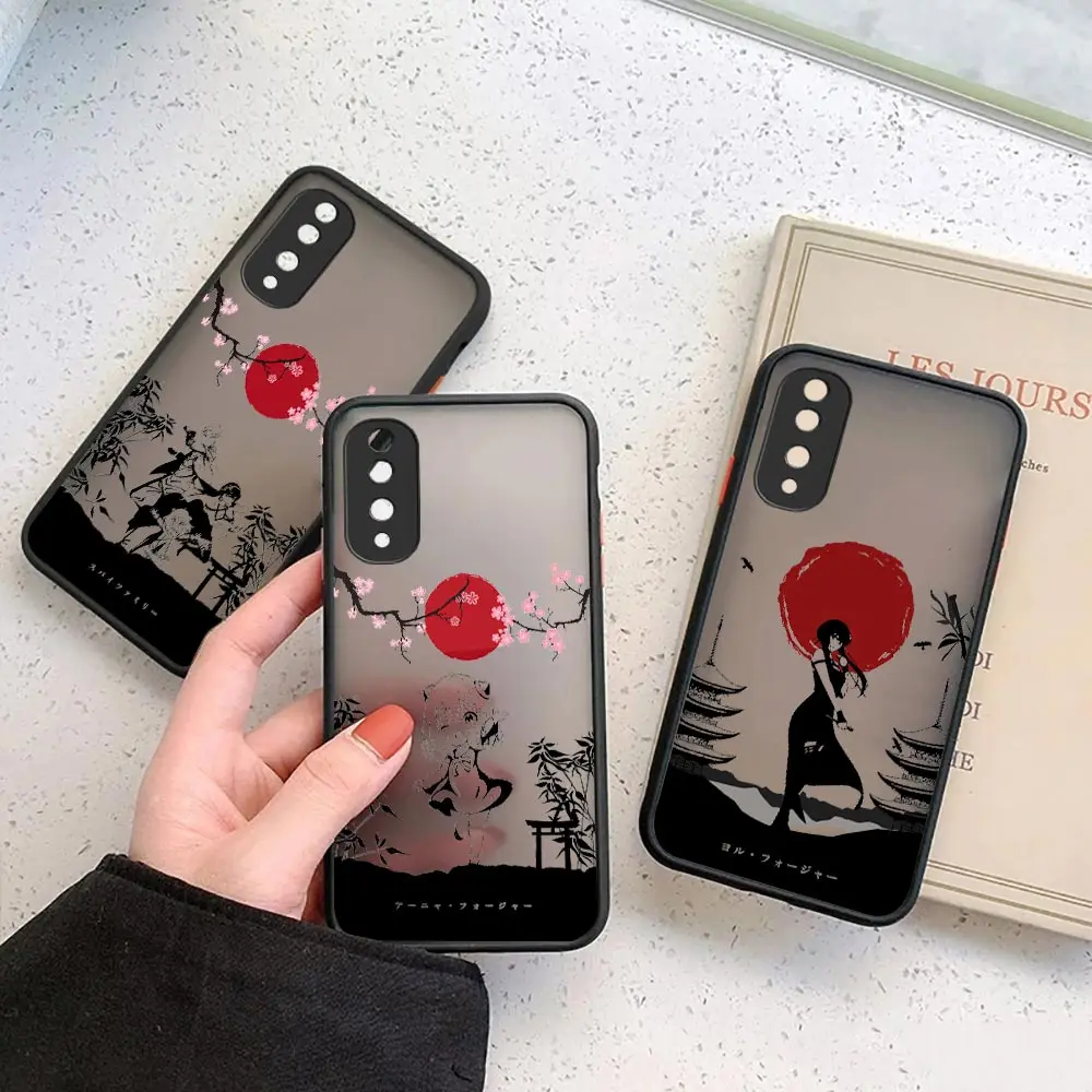 

Sunset Spy Family Sakura Anime Matte Clear Case for HONOR 70 50 30S 30 20 8X 9A 9X PLAY 4T X7 X8 X9 X10 V40 5G Case Coque Cover