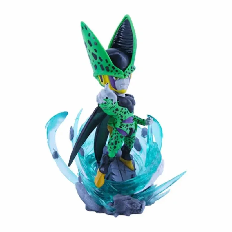 

Dragon ball Super Saiyan WCF Cell Cute Ver. Anime Action Figure Toys 14.5CM