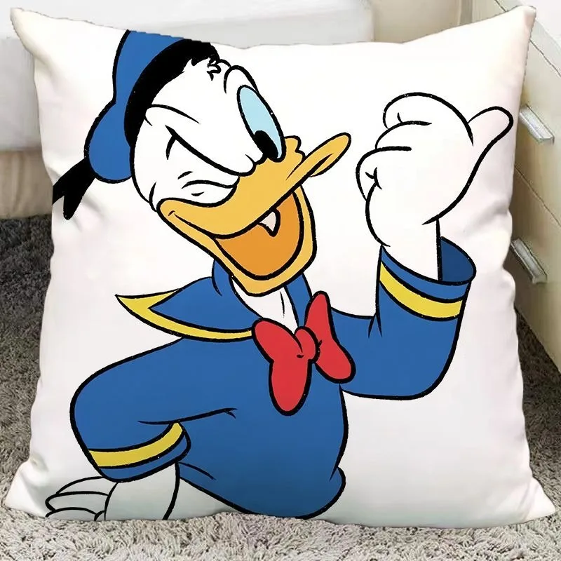 Disney Donald Duck Daisy Pillow Cover soft and comfortable living room Sofa Cushion cover home Bedroom Room decoration 2
