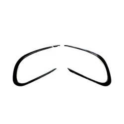 Sleek Black Front Bumper Lip Spoiler and Canard Vent Enhancement Kit (Model 1)
