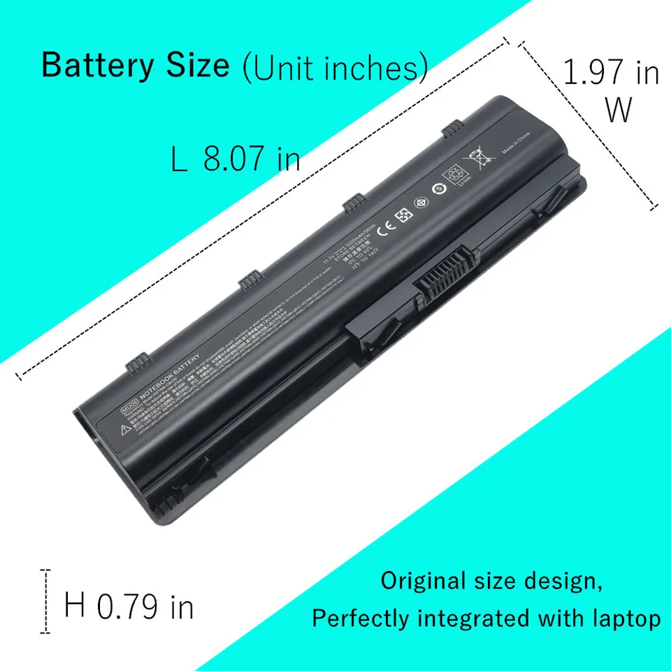 Batteria da 5200mAh compatibile con HP HSTNN-Q39C BP-BC74 HSTNN-Q58C